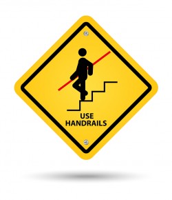 Handrail Sign