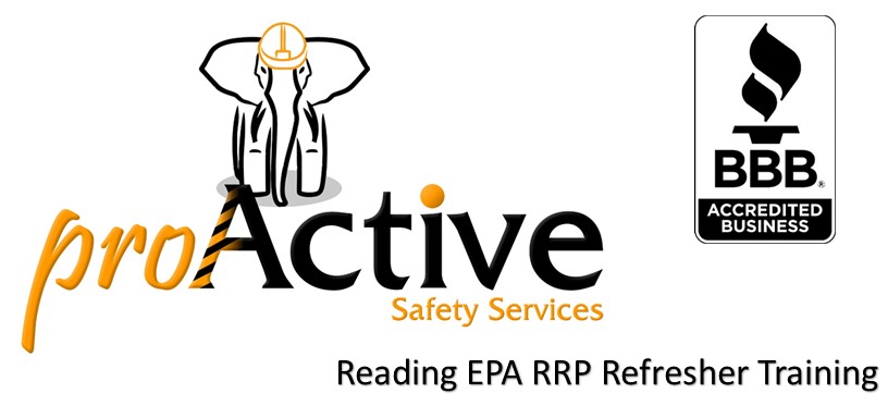 Reading EPA RRP Refresher Certification - CONFIRMED COURSE