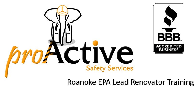 Roanoke EPA RRP Initial Certification – Lead Renovator Training - Roanoke, VA - CONFIRMED COURSE
